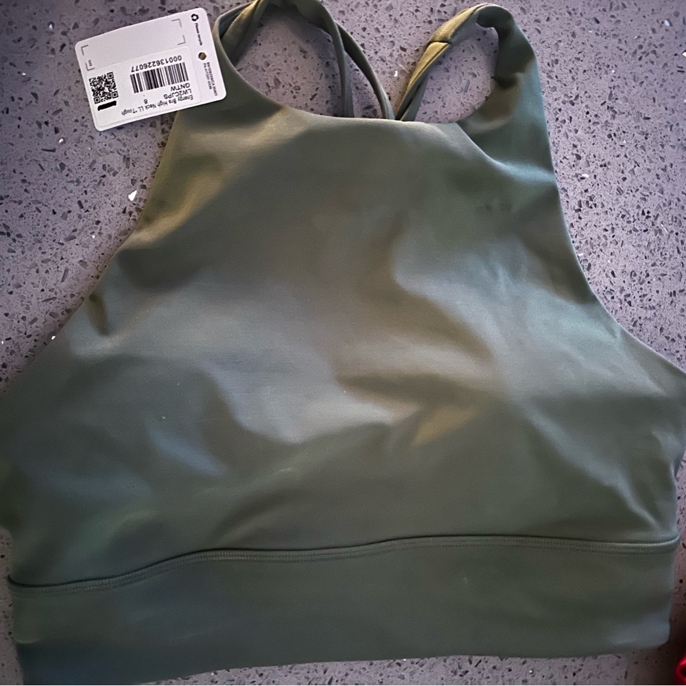 Lululemon Athletica Olive Green Sports Bra